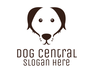 Brown Dog Head logo design