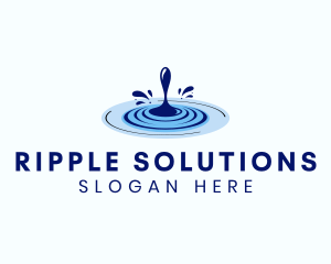Water Drop Ripple logo