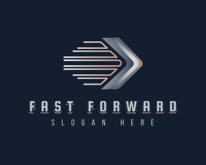 Forward Arrow Logistic logo design