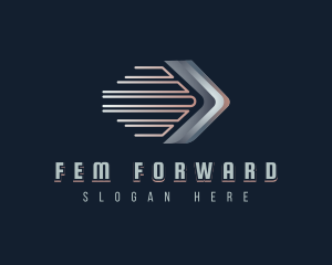 Forward Arrow Logistic logo design