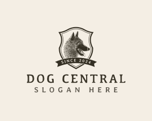 Canine Hound Dog logo design