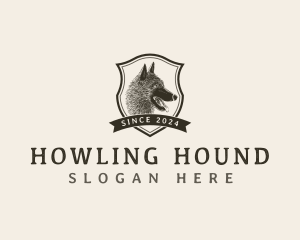 Canine Hound Dog logo design