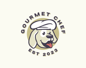 Chef Dog Animal logo design