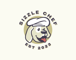 Chef Dog Animal logo design