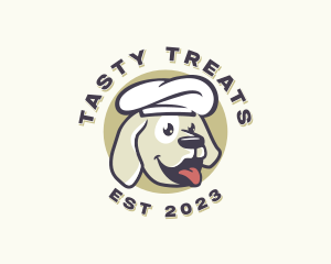 Chef Dog Animal logo design