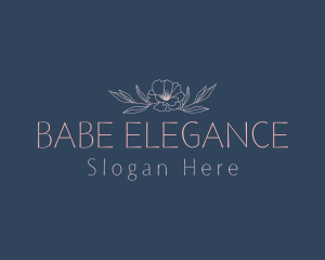 Beauty Elegant  Flower logo design