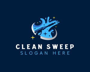 Pressure Wash Cleaning logo design