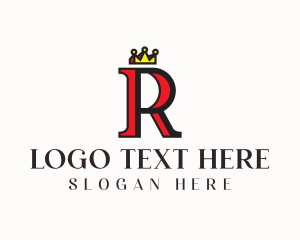 Regal Crown Letter R logo