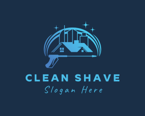 Clean House Building Maintenance  logo design