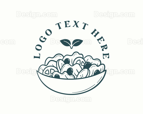Organic Salad Restaurant Logo