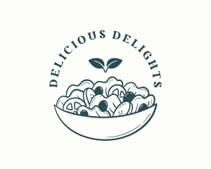 Organic Salad Restaurant Logo