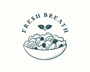 Organic Salad Restaurant logo design