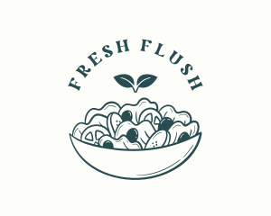 Organic Salad Restaurant logo design