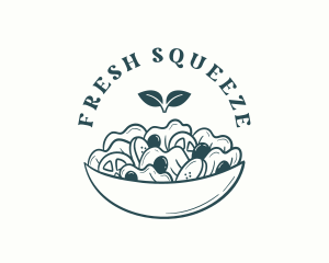 Organic Salad Restaurant logo design