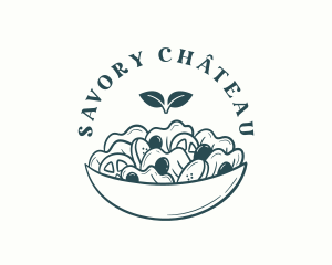 Organic Salad Restaurant logo design