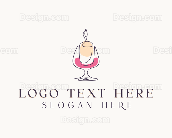 Wine Candle Decor Logo