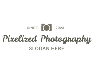 Photo Camera Business logo design