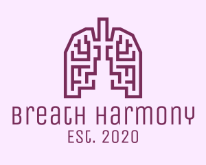 Violet Respiratory Lungs Labyrinth logo