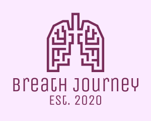 Violet Respiratory Lungs Labyrinth logo