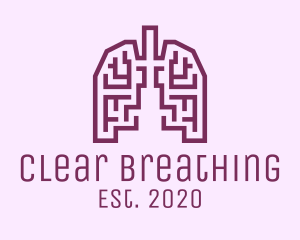 Violet Respiratory Lungs Labyrinth logo