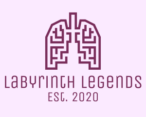 Violet Respiratory Lungs Labyrinth logo