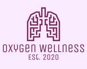 Violet Respiratory Lungs Labyrinth logo