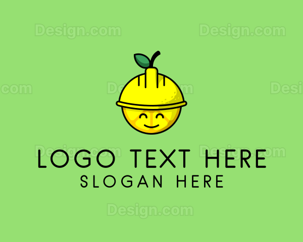 Lemon Construction Hat Logo