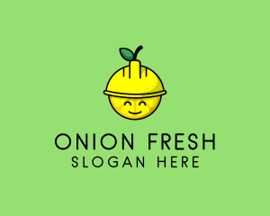 Lemon Construction Hat  logo design