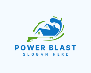 Power Washing Sanitation logo design