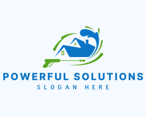 Power Washing Sanitation logo design