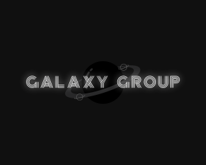 Galaxy Planet Planetary logo