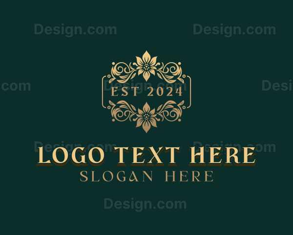 Elegant Floral Boutique Logo