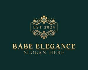 Elegant Floral Boutique logo design