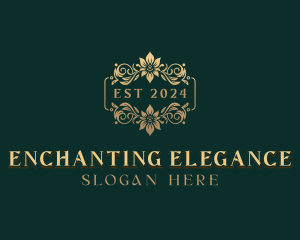 Elegant Floral Boutique logo design