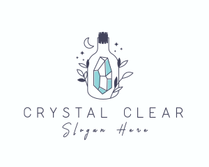 Nature Jewelry Bottle logo design