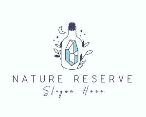 Nature Jewelry Bottle logo design