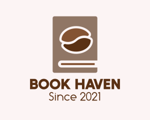 Coffee Bean Book logo design