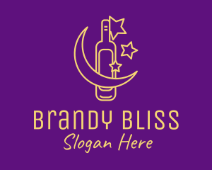 Night Wine Bar logo design