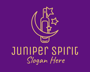 Night Wine Bar logo design