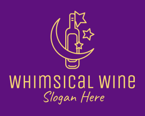 Night Wine Bar logo design