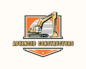 Industrial Excavator Contractor logo design