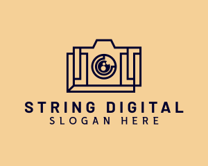 Digital Camera Photobooth logo design