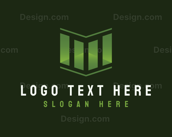 Simple Geometric Bars Logo