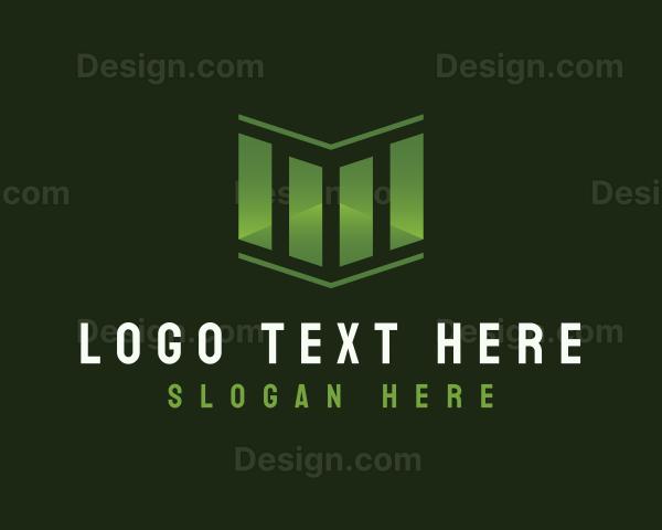 Simple Geometric Bars Logo