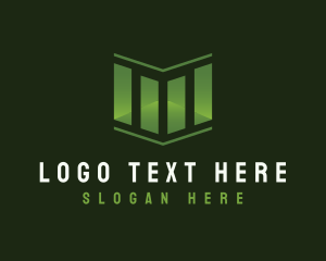 Simple - Simple Geometric Bars logo design
