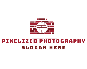 Brick Photography Camera logo design