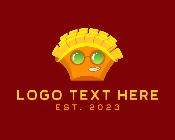 French Fries logo example 4