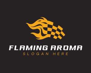 Flaming Flag Racetrack logo