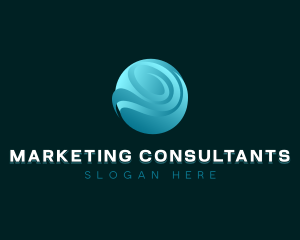 Media Wave Consultant logo design