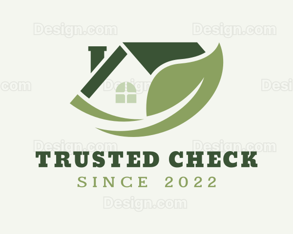 House Yard Plant Garden Logo